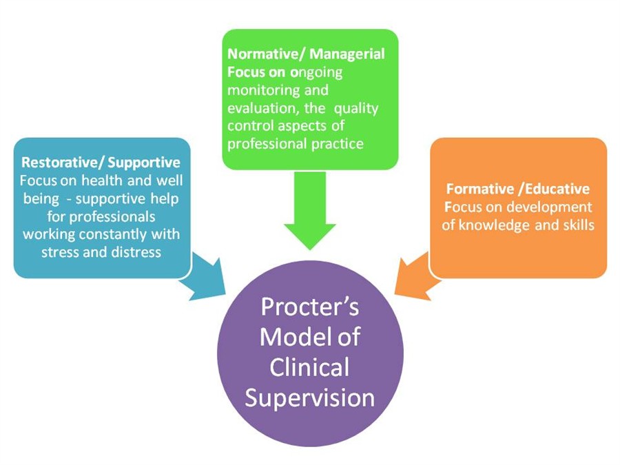 Procter's model of Clinical Supervision as used by Clarity Coaching NL